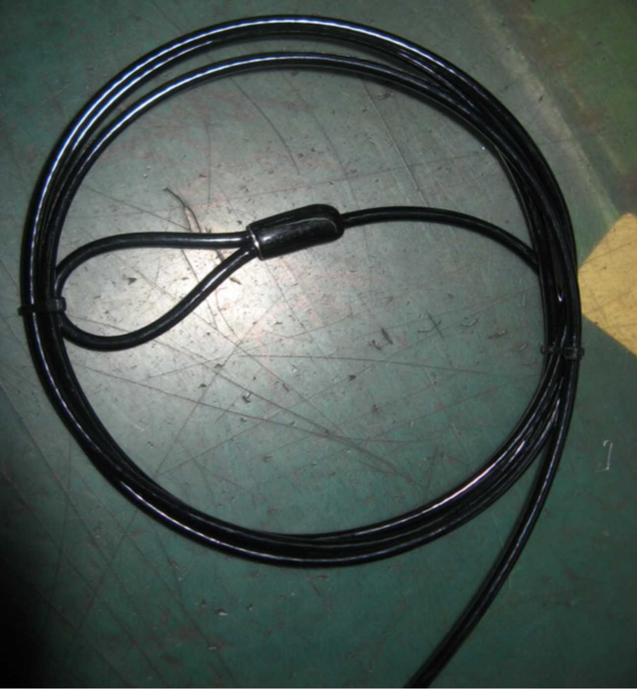 厂家直销 防盗绳涂塑彩色直式钢丝绳涂塑钢索锁具用量大优惠