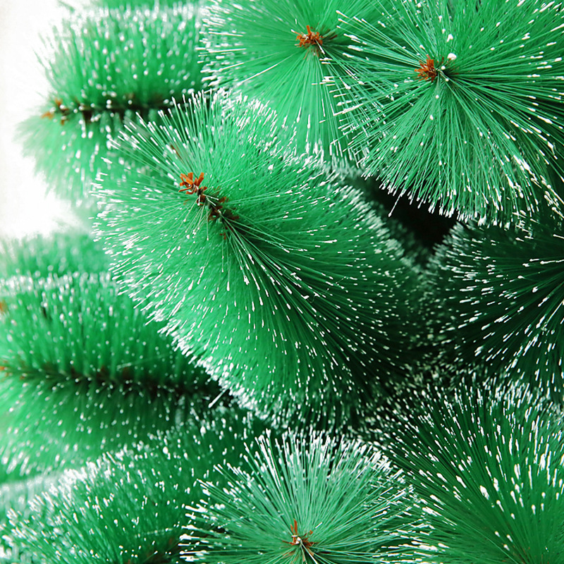 源头厂家松针圣诞树白色松针树pet松针白点圣诞树圣诞装饰用品