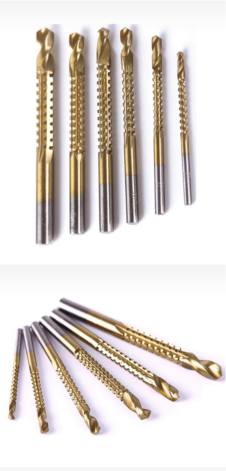 锯钻拉锯木工钻头锯齿钻3-8mm 批发五金工具刃具拉槽锯齿钻头