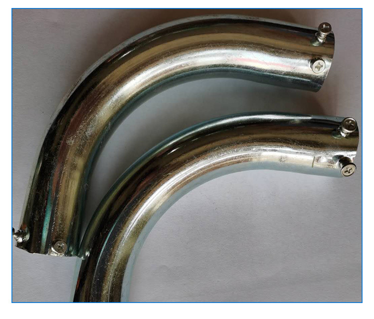 kbg jdg金属穿线管四倍月弯 90度弯头白色彩色可定制批发