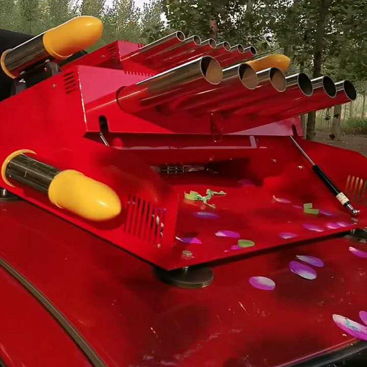 神韵带遥控小型婚庆电子礼炮打彩带车顶鞭炮机带音乐开业迎宾