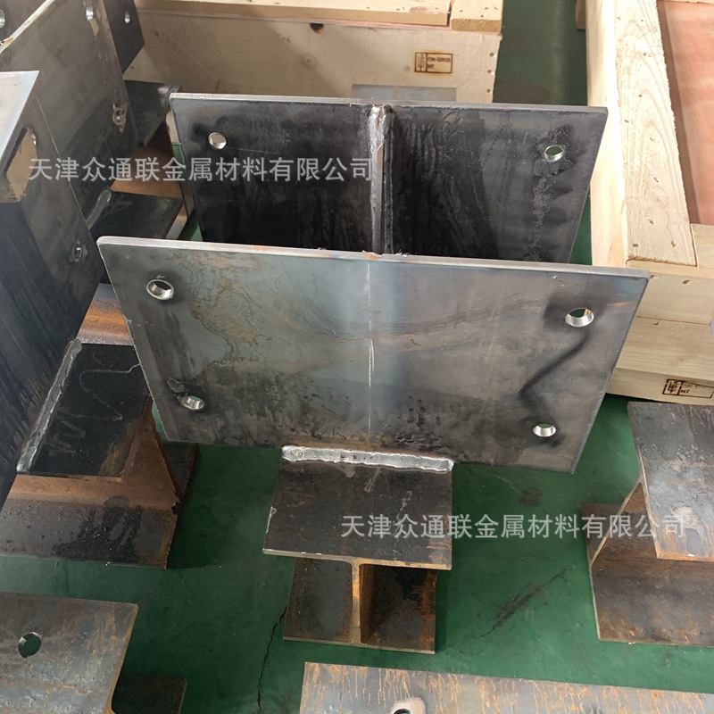 q235幕墙配件牛腿连接 360度满焊轻钢结构连接牛腿预埋件