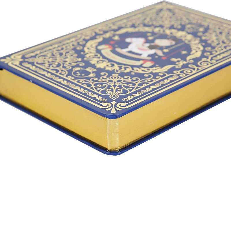 滚金边精装书印刷 双色圆背彩边书定制 圆脊金边书印刷定制色边书