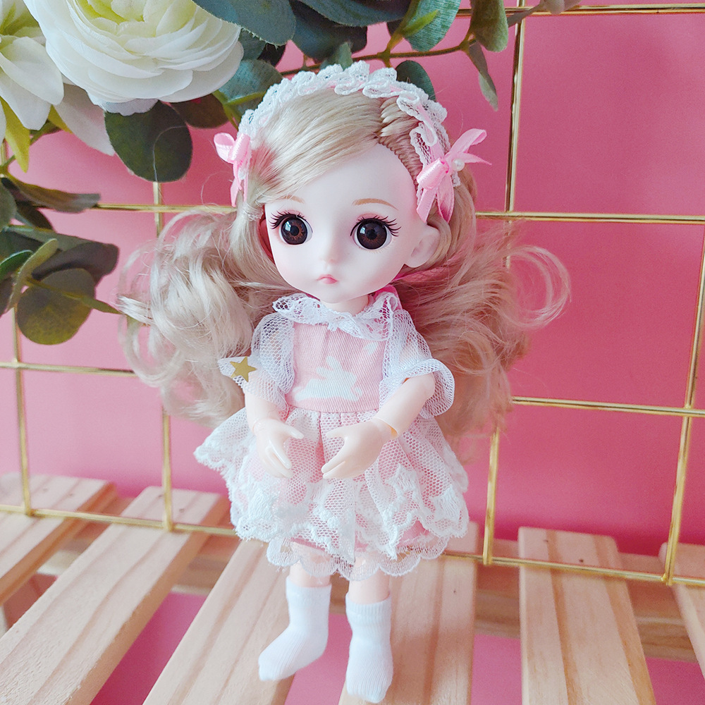 ob11娃衣 12分bjd娃娃衣服 美结猪 molly娃衣 gsc素连衣裙萝莉裙