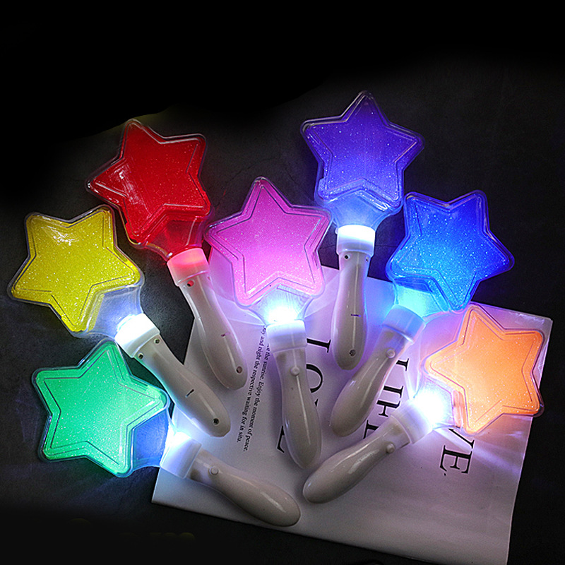演唱会荧光棒道具星星发光五角星仙女棒应援银光棒莹光棒儿童玩具