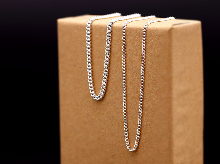 侧身链盒子链饰品简约百搭男女锁骨盒仔链侧身链项饰厂家批发