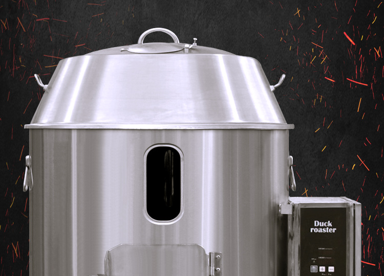 100cm吊炉电加热烤炉北京烤鸭炉 380v电烤箱双层不锈钢烤鸭子设备