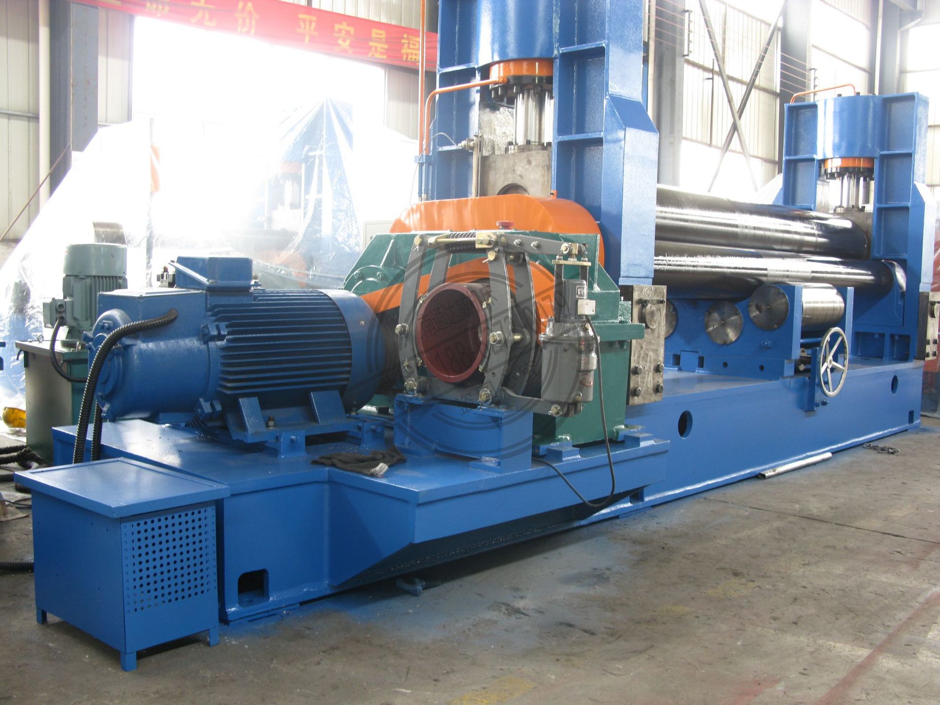 厂销液压卷板机 全自动 多种型号钢板 卷弯机加工 三棍卷板机