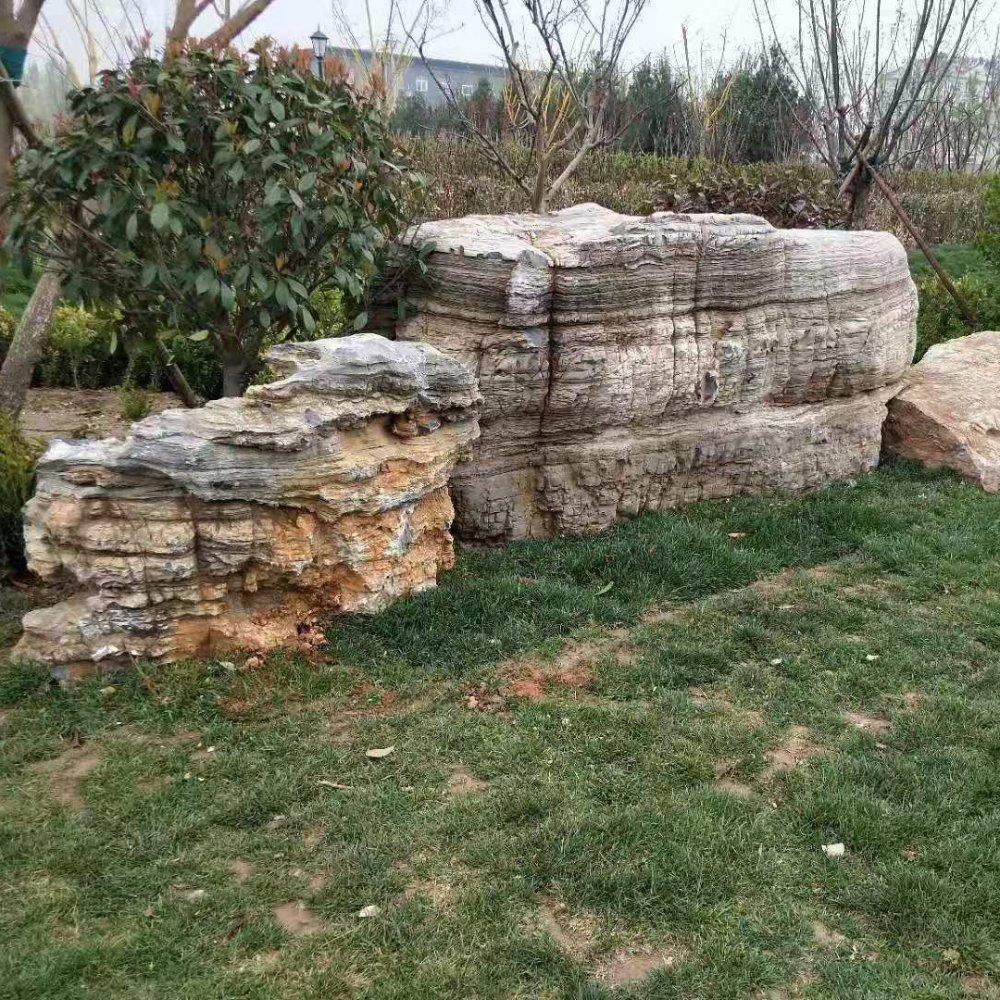 广东小型景观石石材石料假山鱼池花园庭院假山石造景雪浪石泰山石