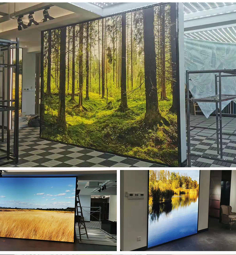 定做5米uv软膜打印uv软膜天花吊顶广告牌h型拉布铝合金型材