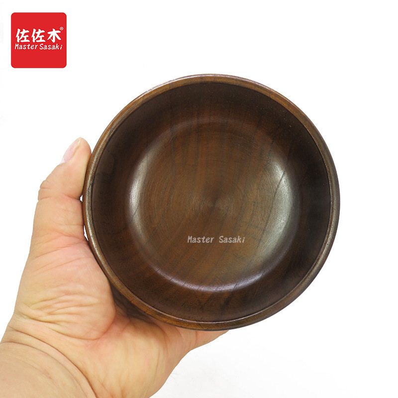 批发整木木碗果盆木盆木钵大面碗汤碗果盘果皮碗餐具寺院足浴茶洗