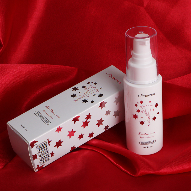 丝袜霜 隐形 花月情星钻隐形丝袜霜 高光细闪美腿约会霜去黑色素