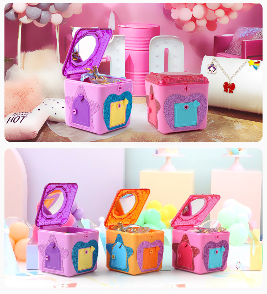 新品小伶玩具惊喜百宝箱首饰盲盒女孩过家家礼物手链饰品玩具现货