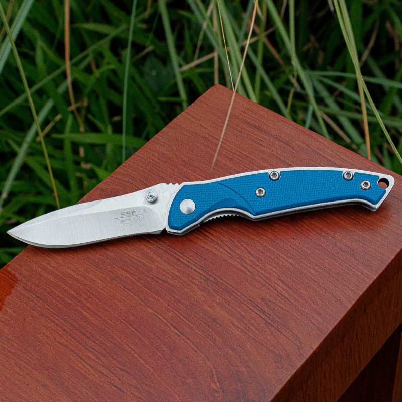 三刃木7系折叠刀军刀潜水刀直刀防身刀爪子刀外贸批发跨境