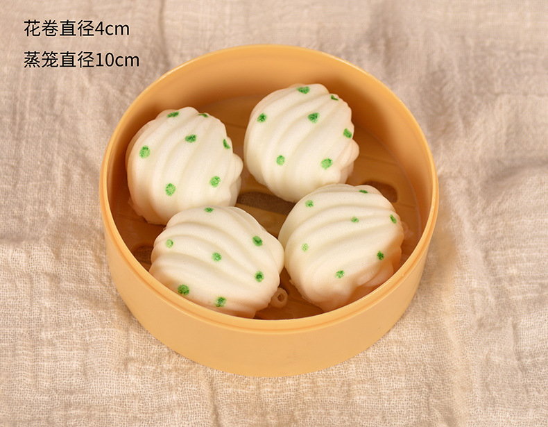 网红小人国仿真包子面包蒸笼玩具迷你仿真食物橱窗家居摆件装饰