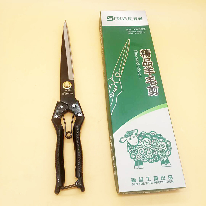 5成交3294把供应川马牌精品 手动牛羊毛剪马鬃剪兔毛剪弹簧剪刀皮革