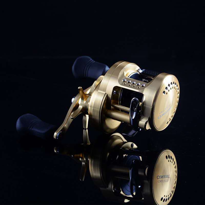 shimano 禧玛诺 14款18款超远投conquest cq300金属打黑雷强鼓轮