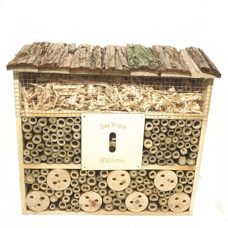 昆虫木屋昆虫酒店insecthou户外昆虫窝木质蝴蝶窝蜜蜂窝