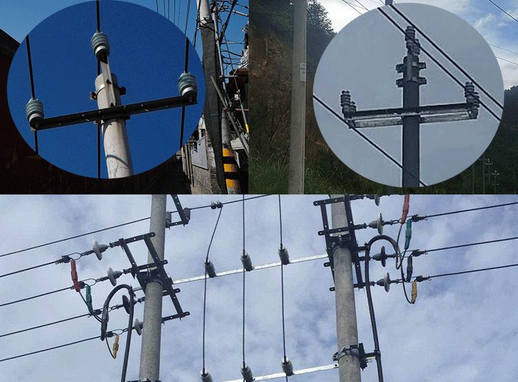 杆顶瓷瓶架杆顶帽热镀锌中导线抱箍电力铁附件电力金具变压器台架