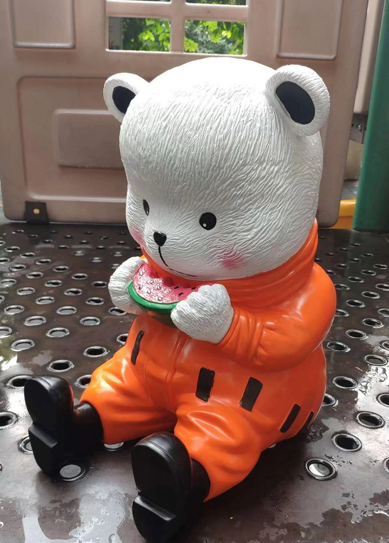 海贼王gk可爱萌物bepo吃瓜培波超大号坐姿贝波熊手办公仔礼物