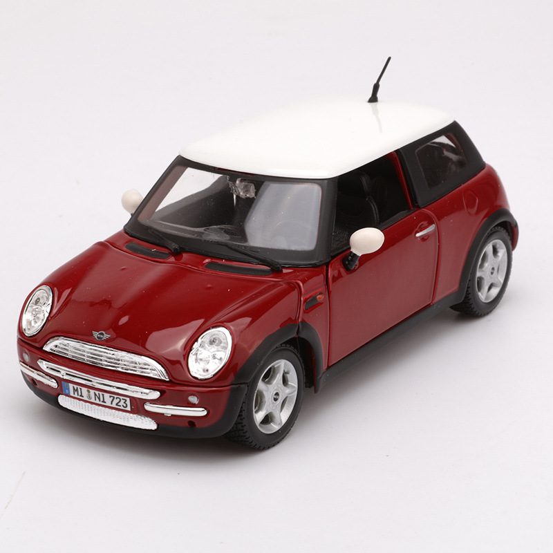 美驰图1:24宝马迷你cooper mini酷派合金仿真汽车模型