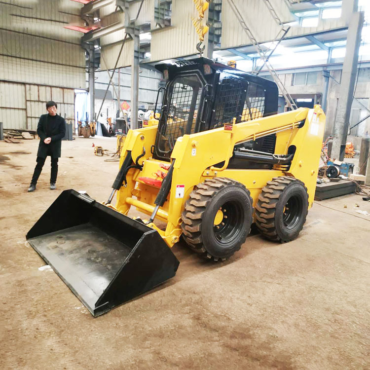 小型滑移装载机 四轮多功能装载机 路面工程建筑工推土机供应挖掘