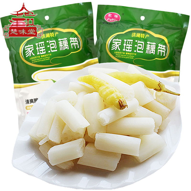 泡藕带袋装湖北特产泡椒泡菜鲜藕酸辣藕尖下饭菜洪湖藕带