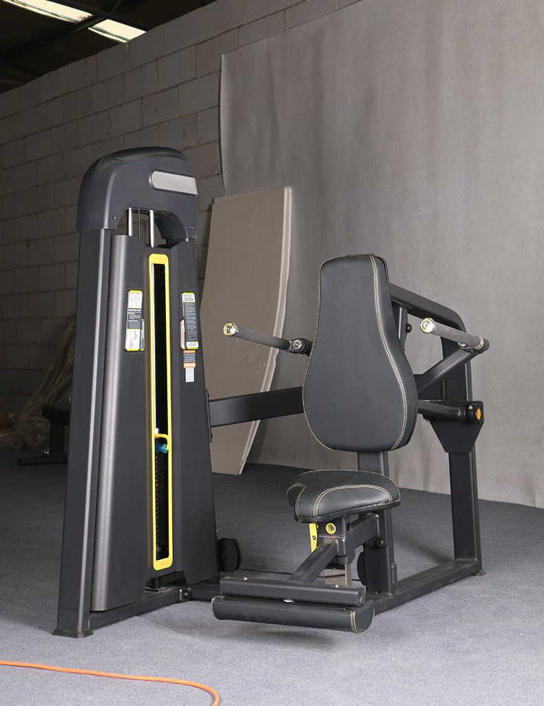 健身房商用三头肌训练器 坐姿三头肌下压家用健身器材肩部训练器