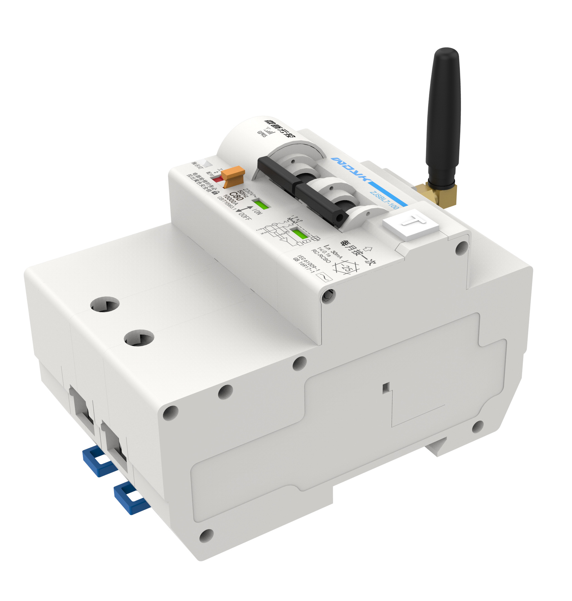 gprs智能漏电断路器无线遥控物联网开关剩余电流保护手机app控制