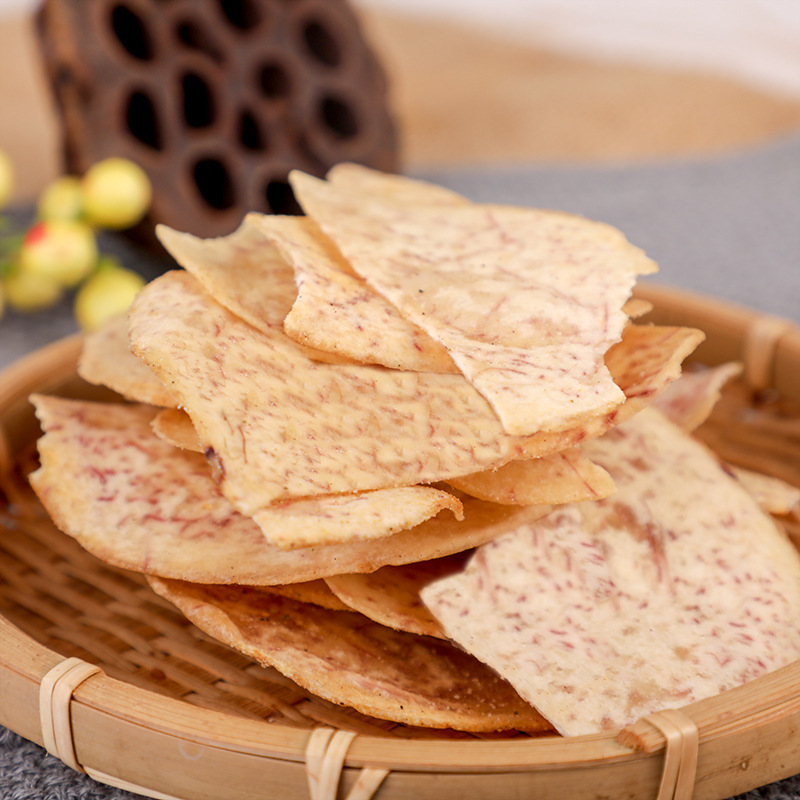 椒盐香芋片芋头片原切香芋薄片休闲脆片零食150g/包厂家批发