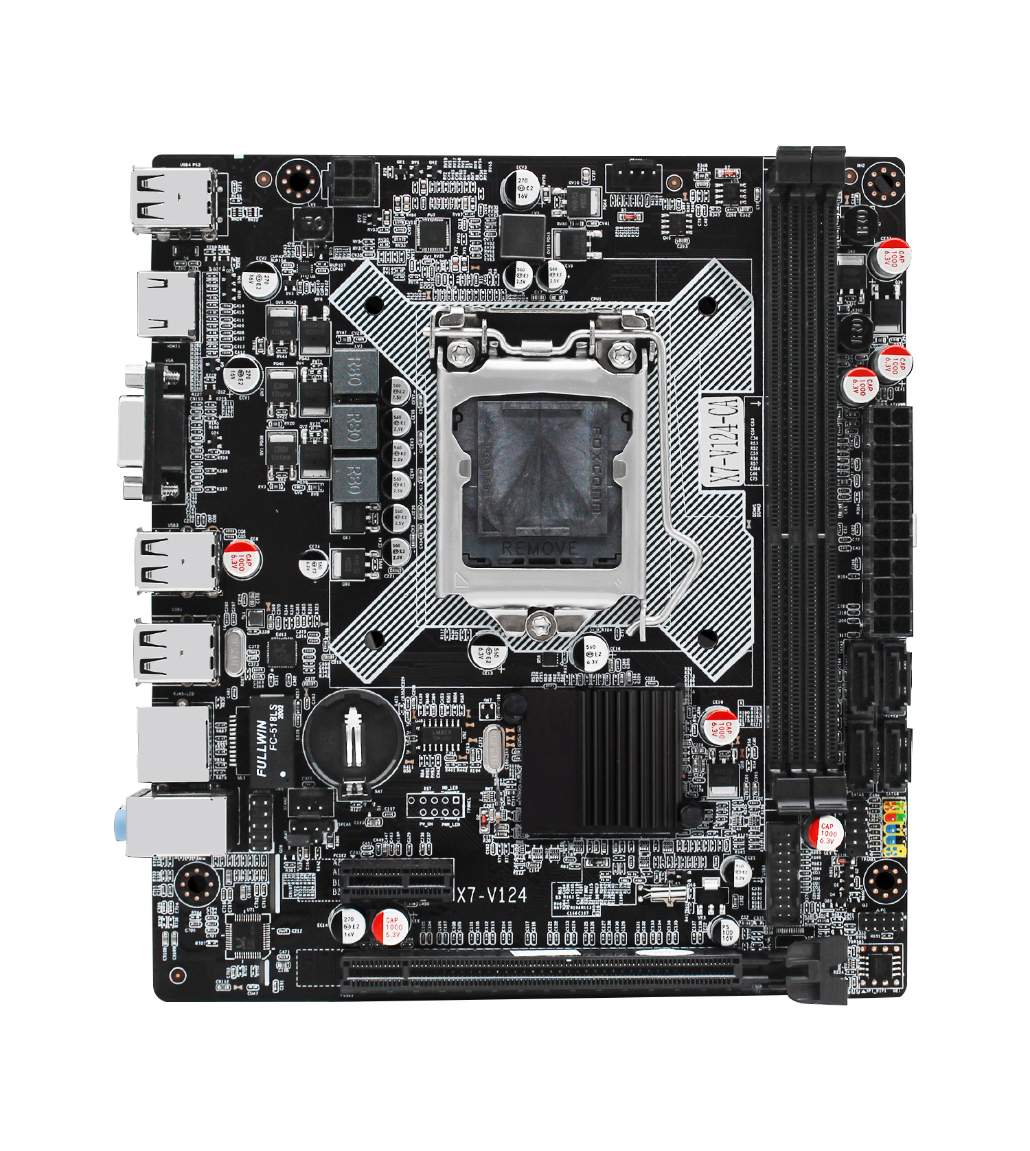 全新h61 x7-v124 lga1155针主板可配i3 i5 2130 3220 i5 3470cpu