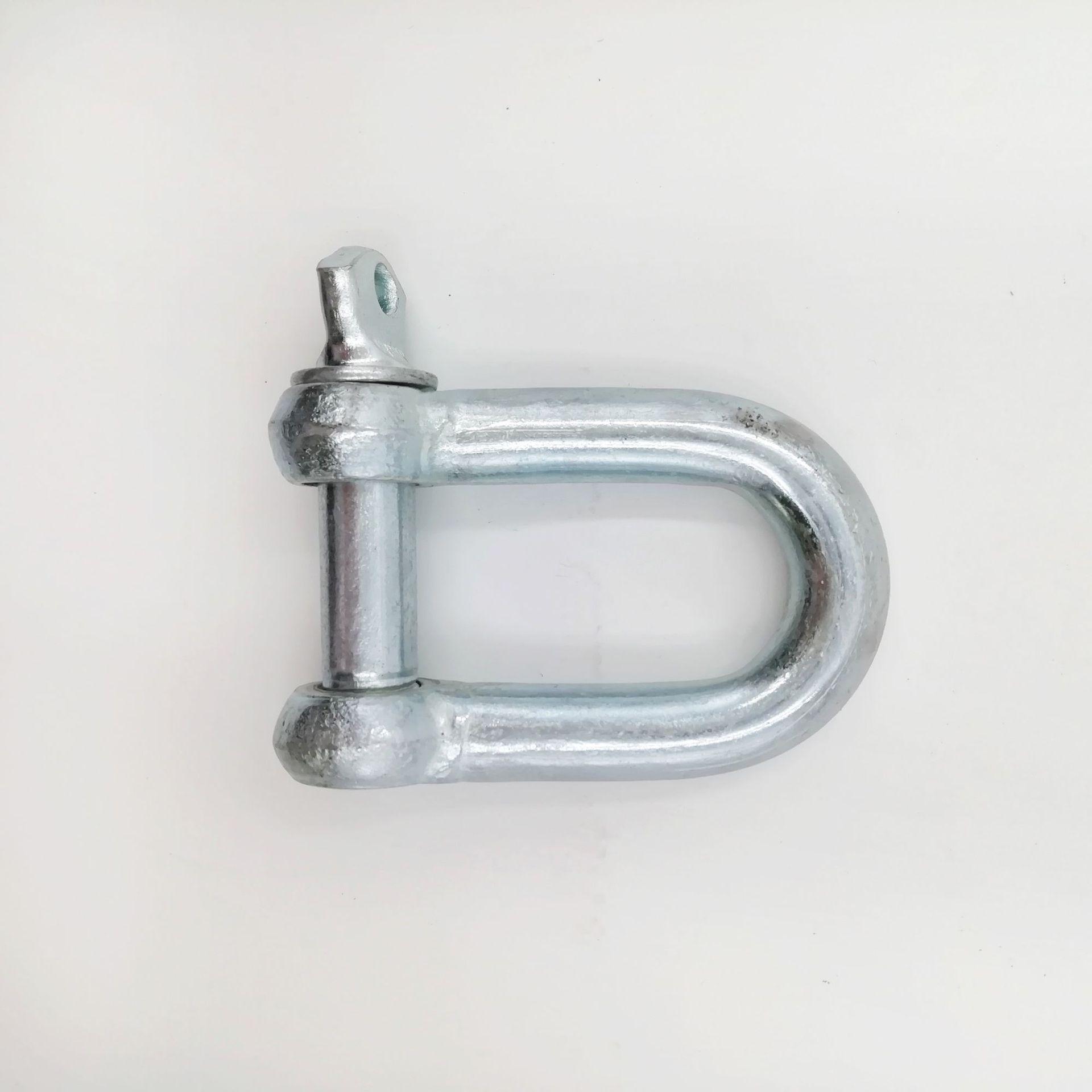 供应优质 欧式弓形卸扣 镀锌螺旋扣 锻造卸扣  u型环