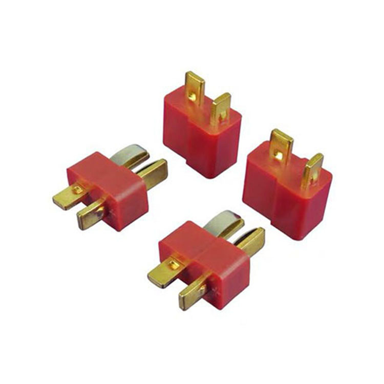 厂家货源t插/xt/rtx 航模无人机电源锂电池线对线公母t型插头