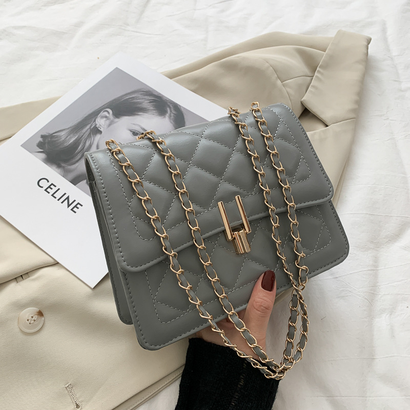 Women's Bag 2020 New Popular Net Red Fashion Bag Ins All-Matching Fashion Women's Shoulder Messenger Bag Chain Bag Small