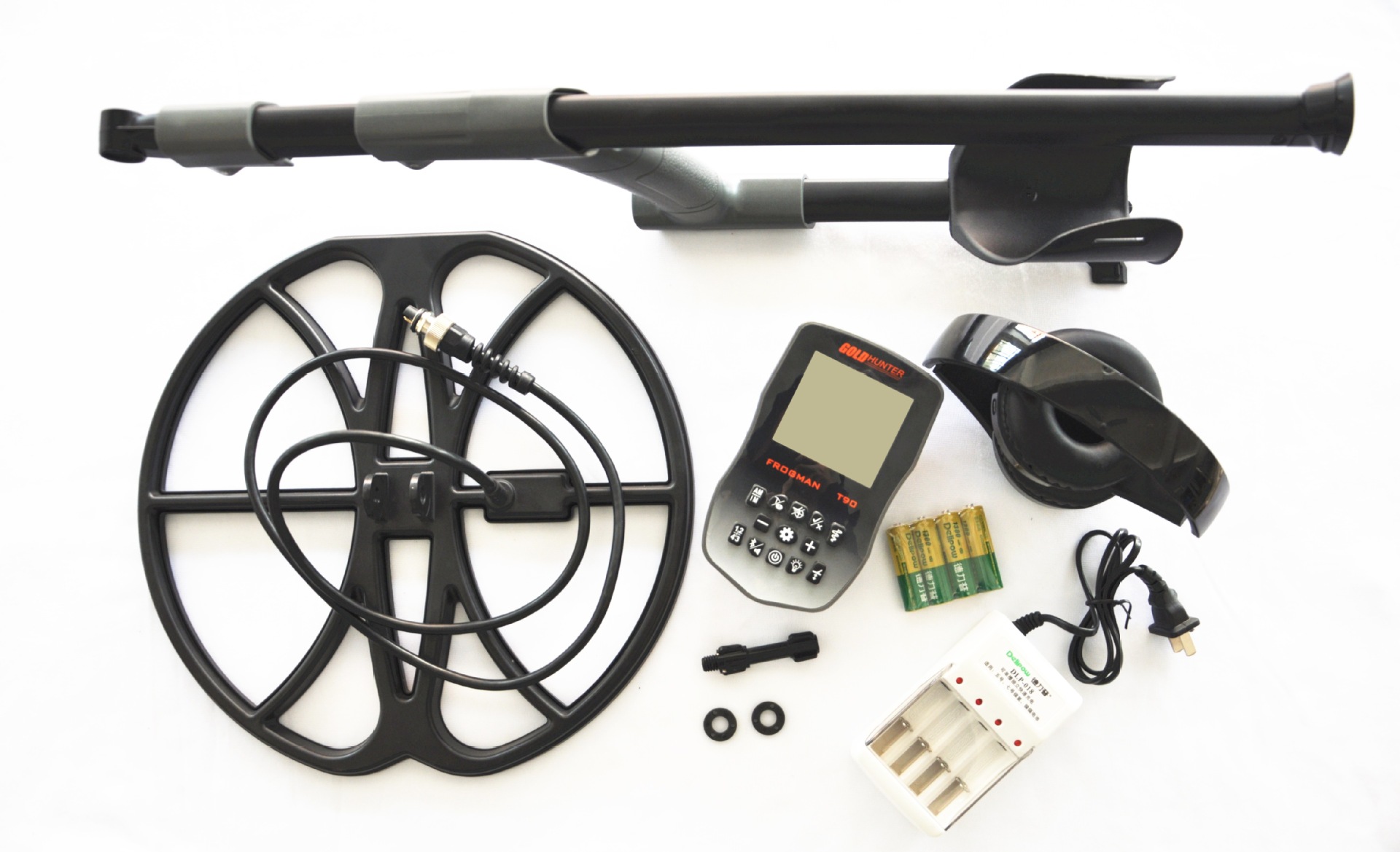 跨境货源t90地下金属探测器高精度探宝寻宝器野外探金银元铜钱