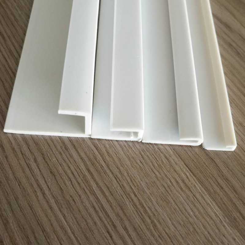 厂家挤出pvc塑胶条 u型卡槽 木板包边条 广告牌l形夹条定制加工