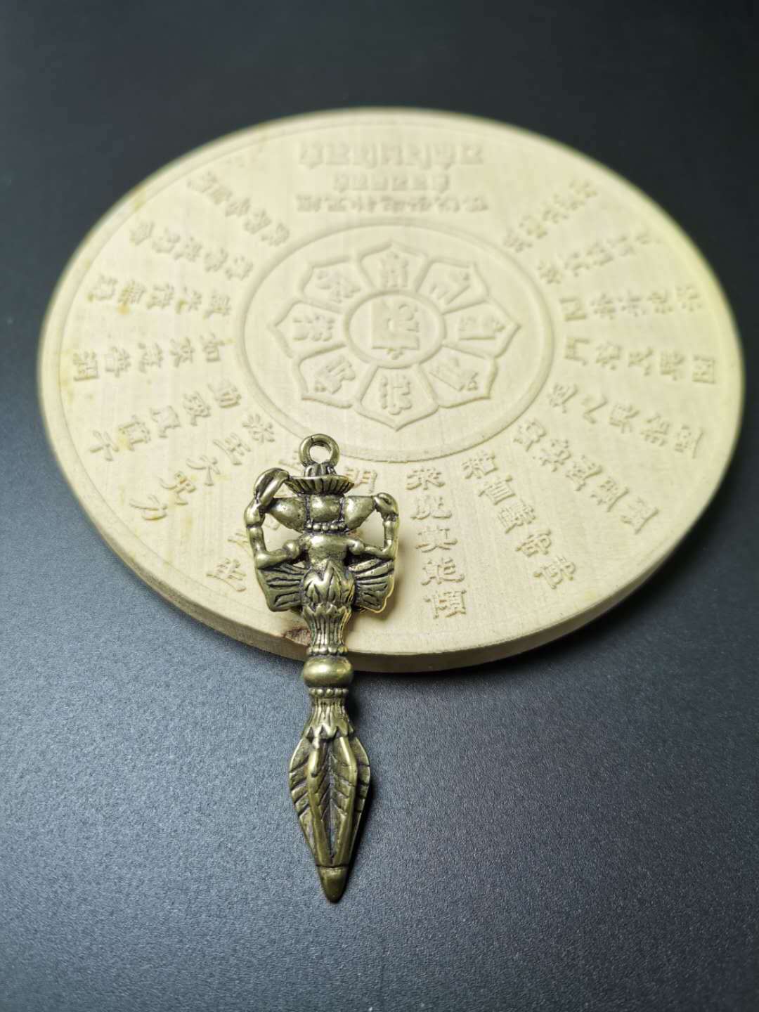 厂家产 纯铜象鼻神杵钥匙挂件 泰国佛像金刚杵降魔杵汽车钥匙扣