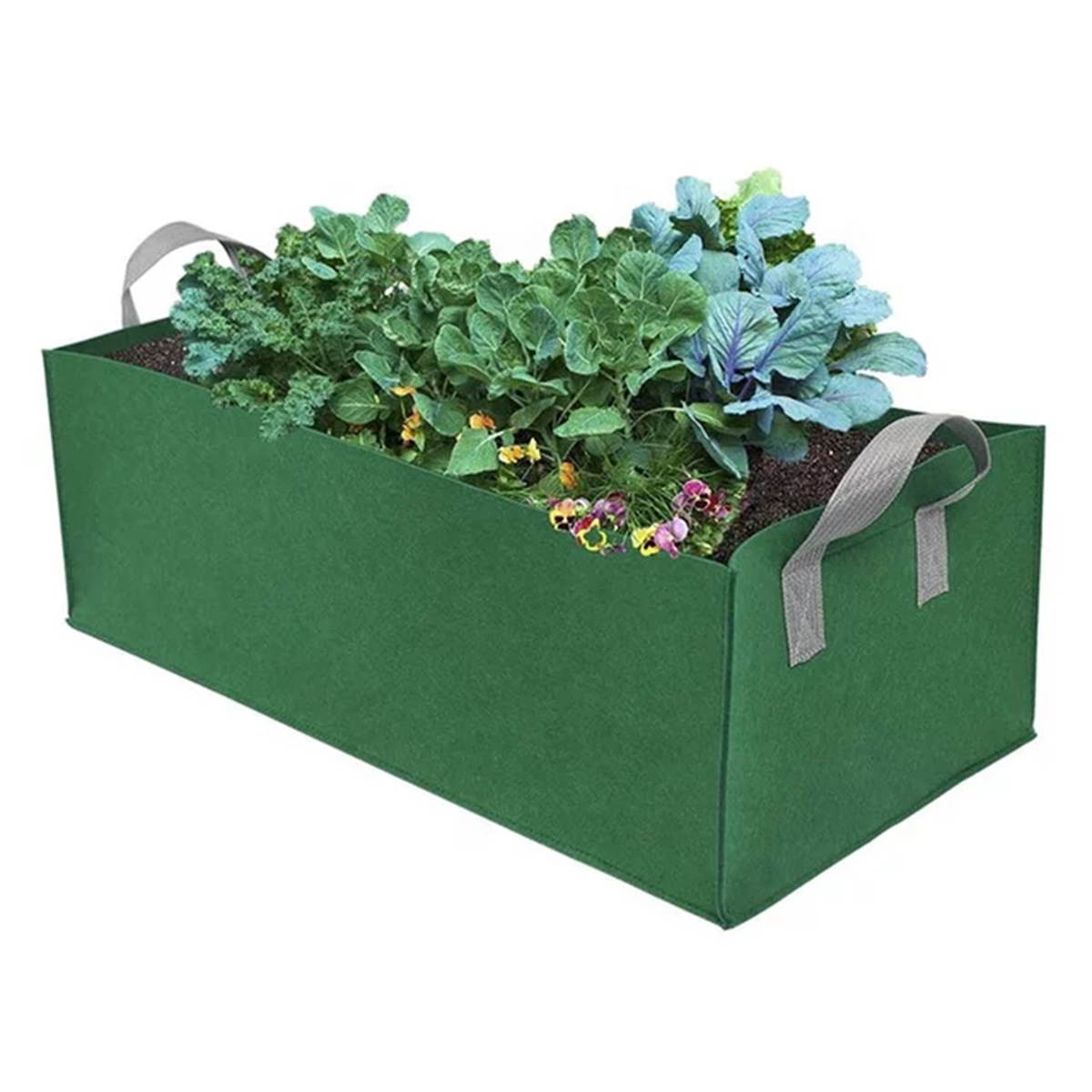 亚马逊爆款现货毛毡植物袋种植袋桶蔬菜花卉毛毡育苗袋厂家直销