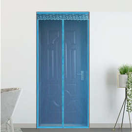 批发夏季防蚊磁性软纱门帘加密纱网卧室纱门可隔断防蚊门帘窗纱门