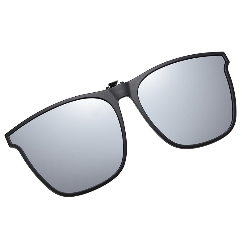 pk-688墨镜夹片偏光太阳镜男近视眼镜司机开车专用方形夹片女大号