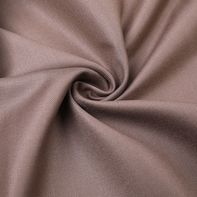 现货供应 哔叽布纯色梭织tr西装 工作服 裤装面料 细纹哔叽tr布料