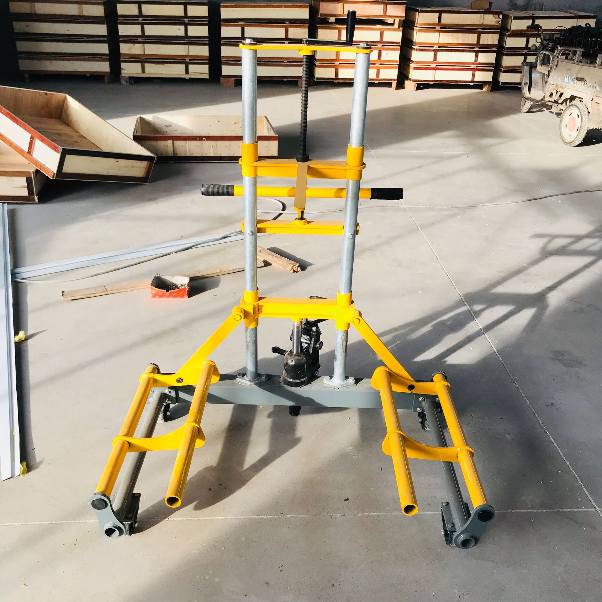 加工定制手动液压大车轮胎提升器轮胎叉车刹车锅保养工具