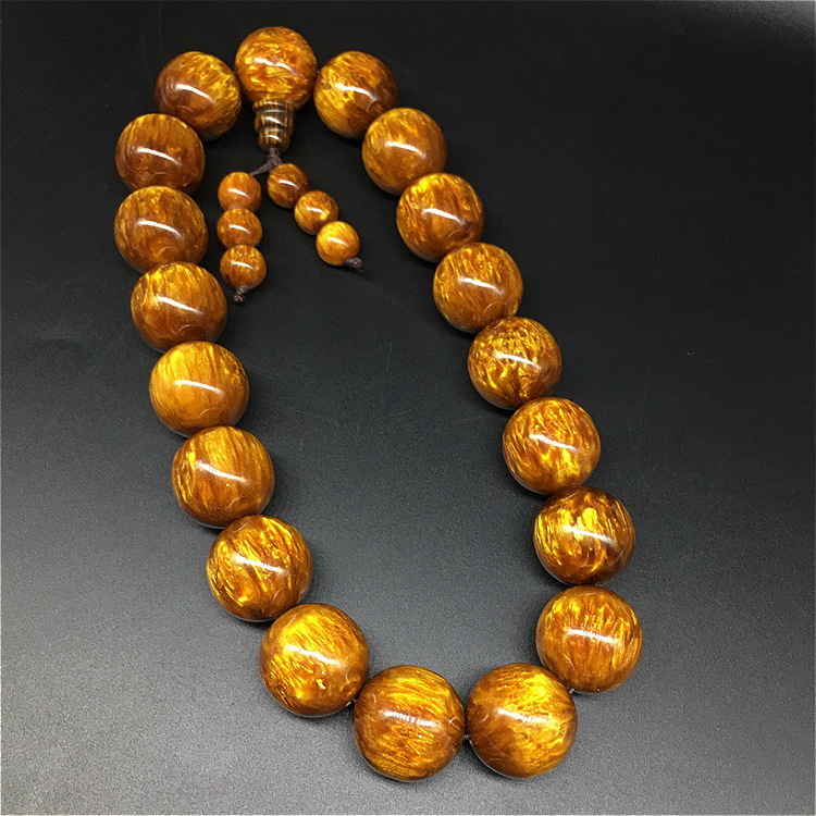 汽车档位珠佛珠二代金丝海柳手串提珠30mm金丝柳柳手饰品手持提珠