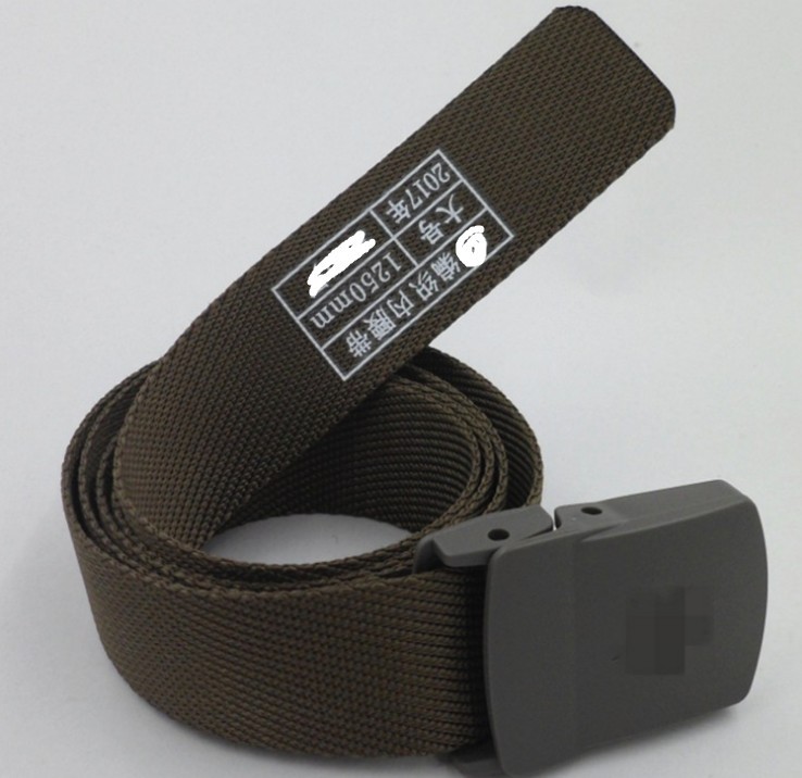 07编织内腰带尼龙速干腰带作训服内腰带平滑扣战术腰带