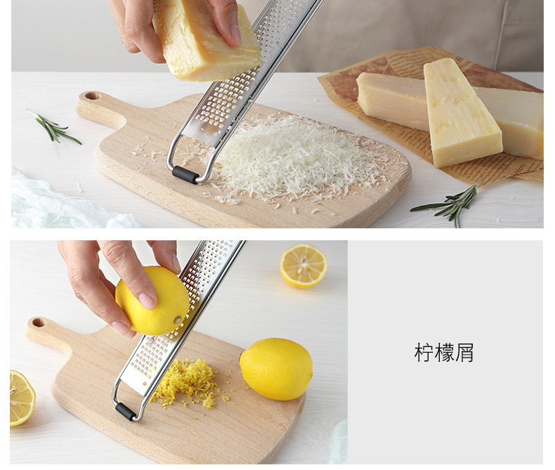 304不锈钢奶酪刨丝器 厨房蔬菜刨丝器 亚马逊芝士刨丝多功能刨屑