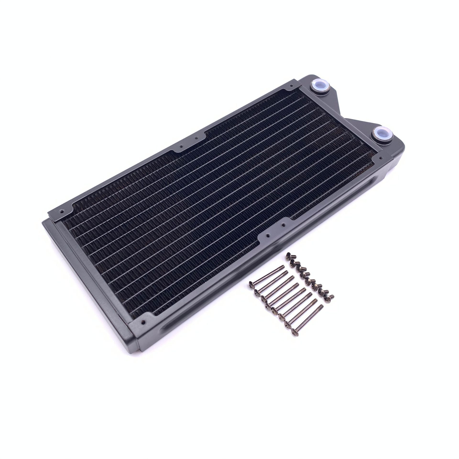 电脑水冷散热器240铜水冷排 换热器 散热排 冷排 铜排 240铜排