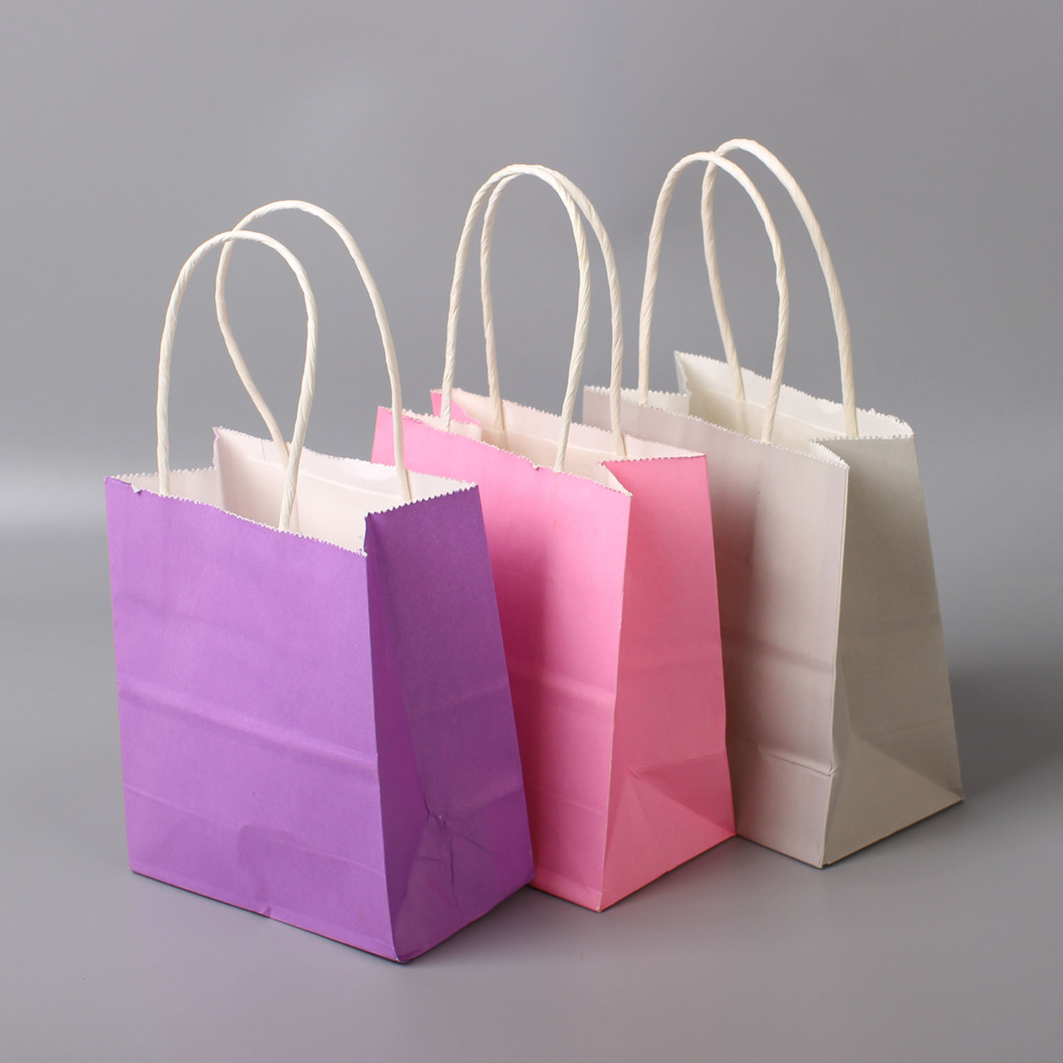 龙港厂家定做 方底手提牛皮纸袋 服装鞋类 包装袋 外卖奶茶打包袋