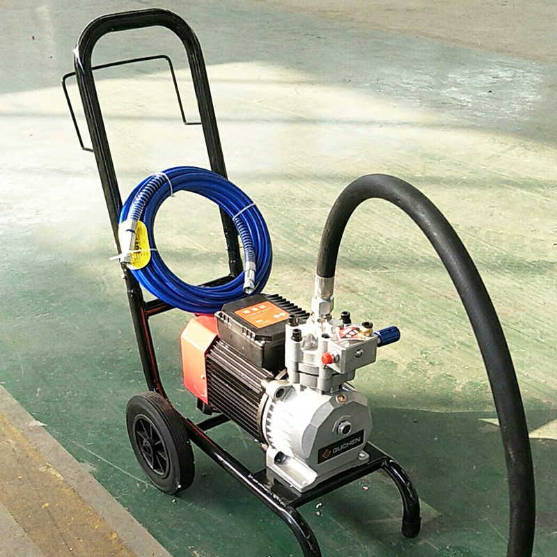 常青机械小型双轮喷涂机 高压无气喷涂机 家居装修墙面喷涂机