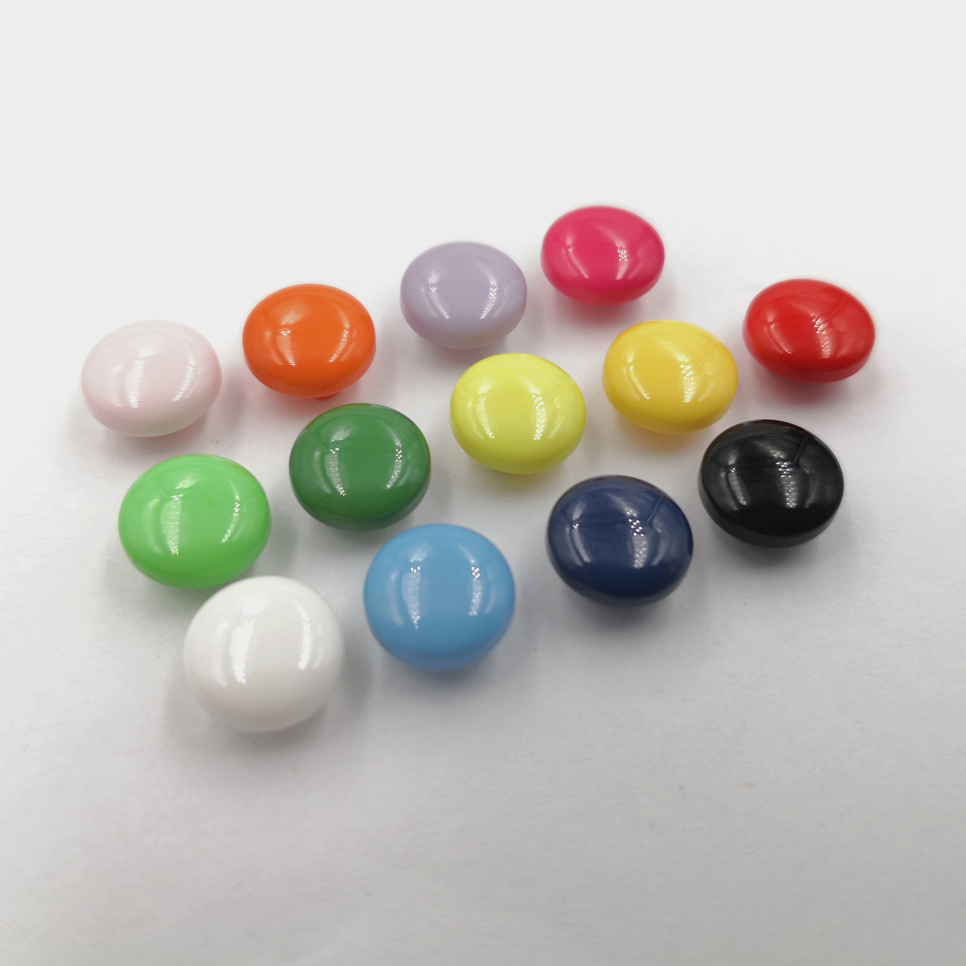 厂家直销圆形彩色树脂高脚蘑菇扣 光头手缝扣 大衣衬衫纽扣可定制