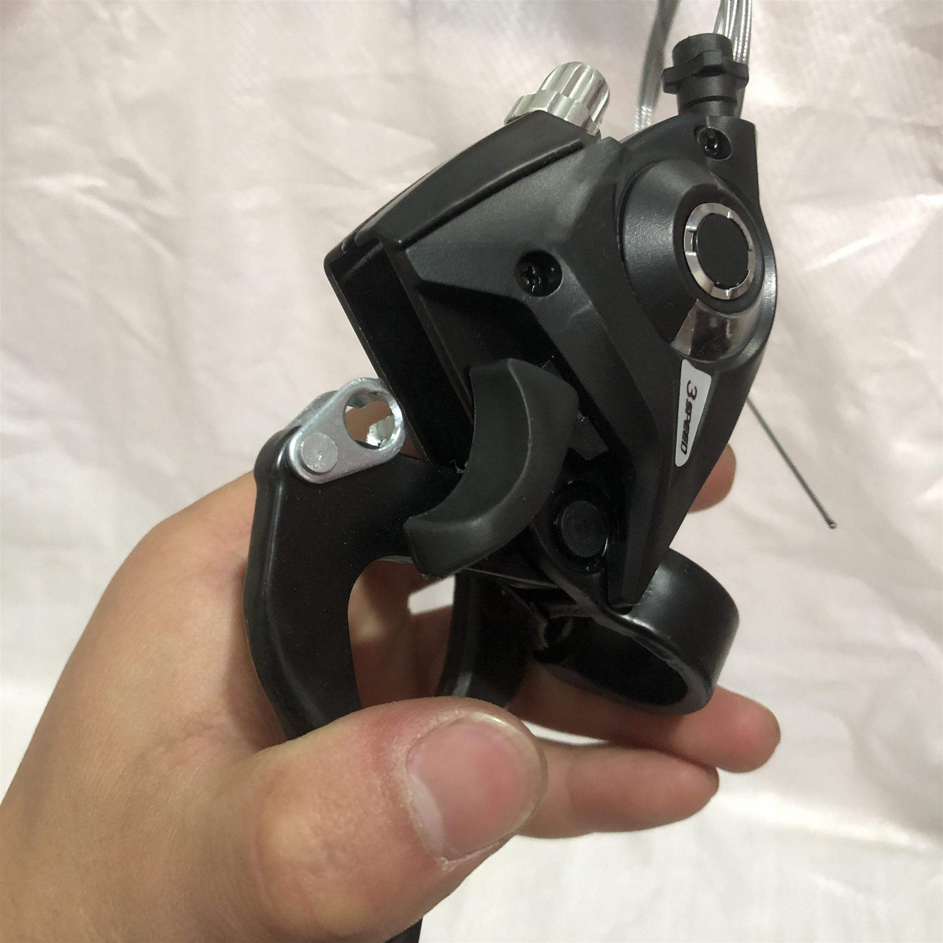 批发山地车连体指拨变速器 公路车刹车变速一体指拨 3挡7速刹车把